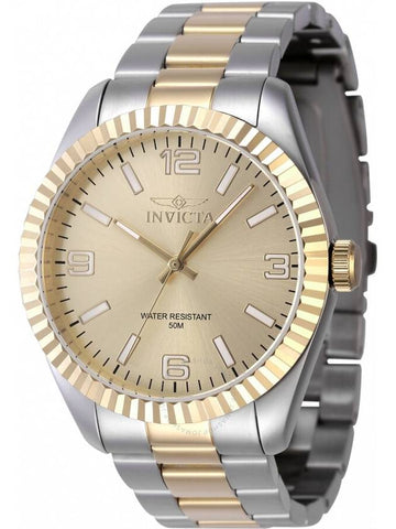 Invicta Specialty Quartz Gold Dial Men's Watch 47457 - INVICTA - BALAAN 1