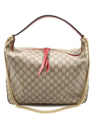 Women s Gucci 477324 GG Supreme Canvas Large Hobo Shoulder Bag gt Gangbuk used luxury goods - GUCCI - BALAAN 1