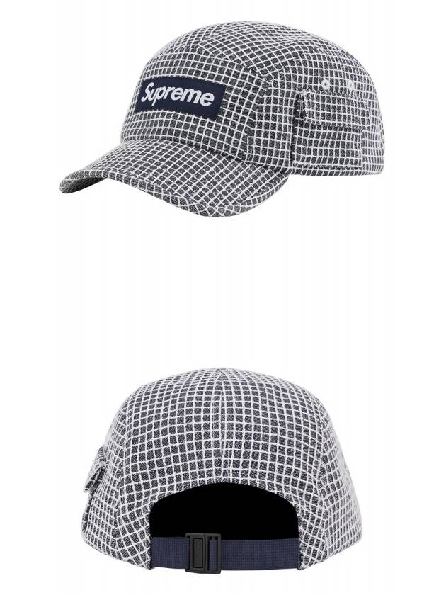 SS22H56 ID Denim Ripstop Camp Cap Indigo Hat TR - SUPREME - BALAAN 4