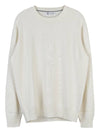 Men's Crew Neck Cashmere Knit Top White - BRUNELLO CUCINELLI - BALAAN 2