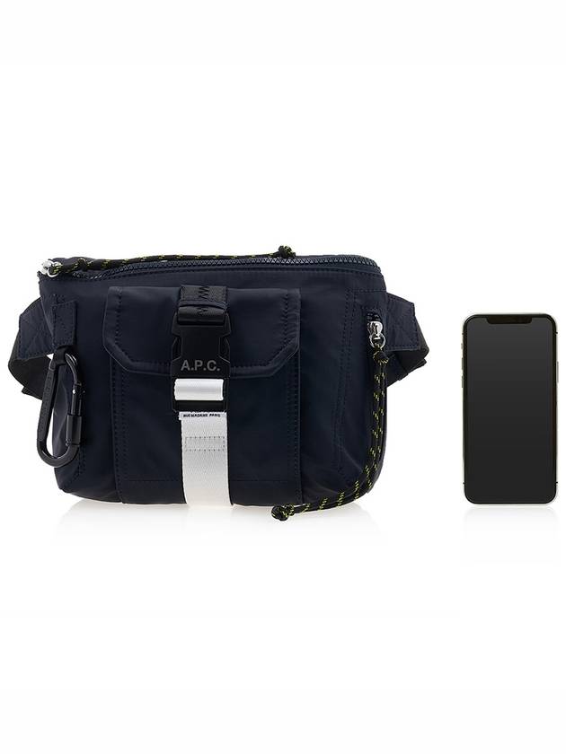 Banane Track Belt Bag Dark Navy - A.P.C. - BALAAN 7