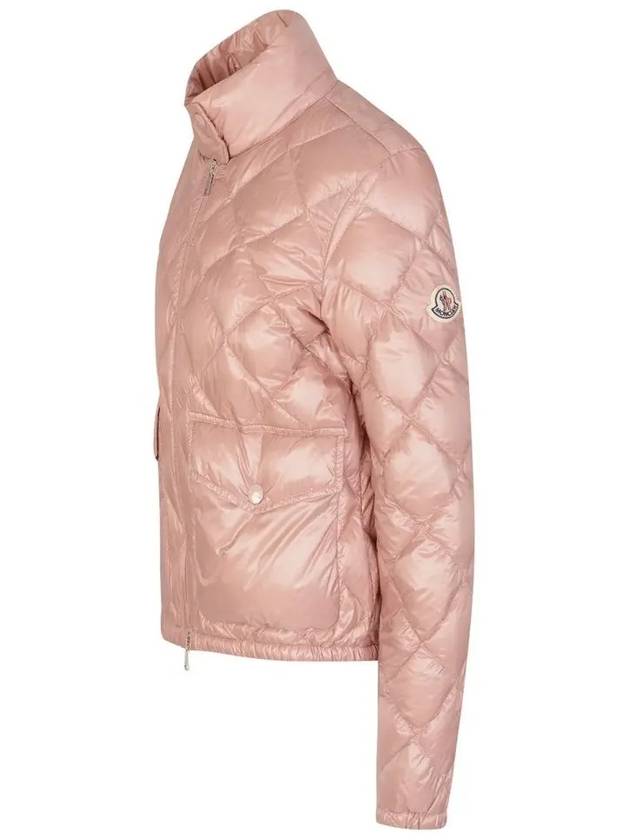 BINIC lightweight padded jacket pink beige 1A000 05 539AQ 510 - MONCLER - BALAAN 3