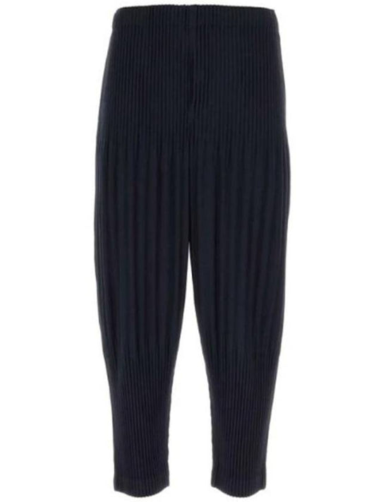 Pleated Basic Tapered Straight Pants Navy - ISSEY MIYAKE - BALAAN 2