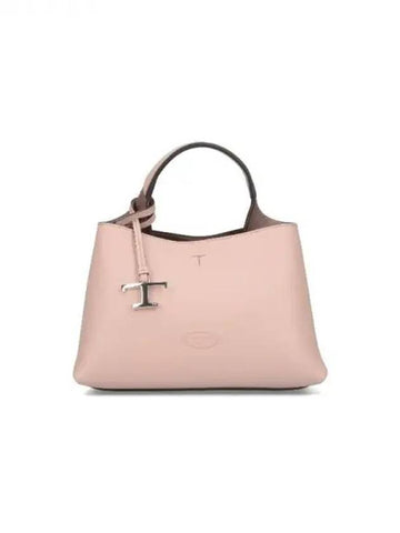 T Timeless Leather Micro Tote Bag - TOD'S - BALAAN 1