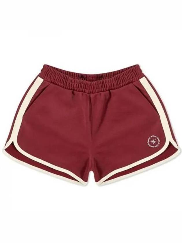 Short Pants SH705 Free MERLOT WHITE - SPORTY & RICH - BALAAN 1