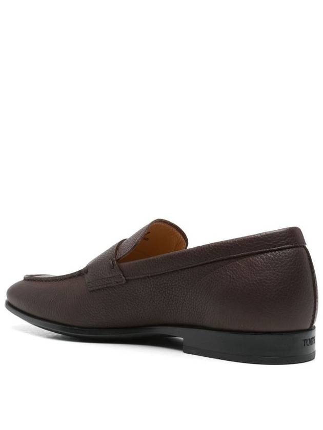 Tod'S Grained Leather Penny Loafers Shoes - TOD'S - BALAAN 3