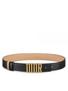 D Fence 30MM Smooth Calfskin Reversible Belt Black - DIOR - BALAAN 2