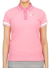 Golf wear women s collar short sleeve t shirt MLW 3B AP08 PINK - MARK & LONA - BALAAN 1