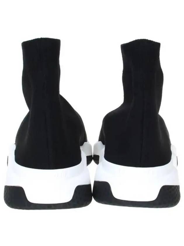 Speed Trainer  High Top Sneakers Black White - BALENCIAGA - BALAAN 4