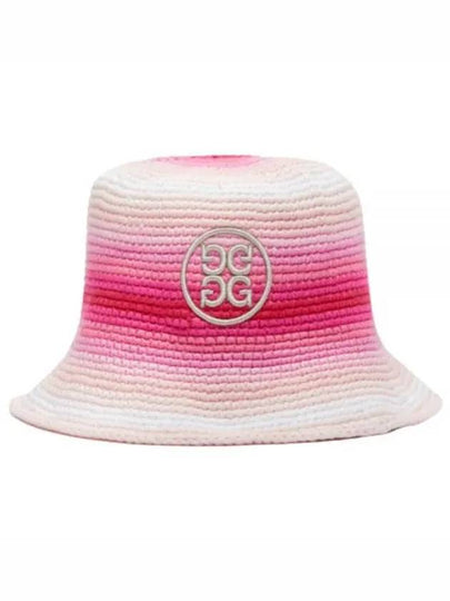 Circle G Ombre Crochet Bucket Hat Pink - G/FORE - BALAAN 2