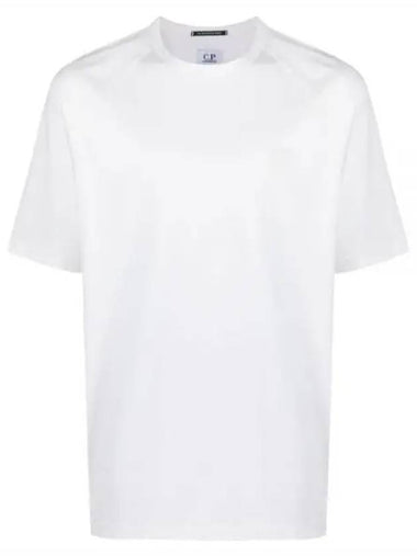 Metropolis Series Short Sleeve T-Shirt White - CP COMPANY - BALAAN 1