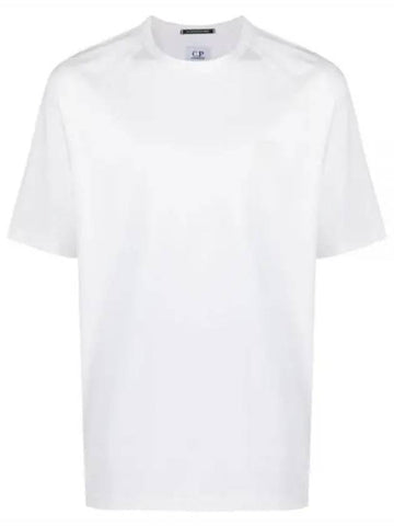 Metropolis Series Short Sleeve T-Shirt White - CP COMPANY - BALAAN 1