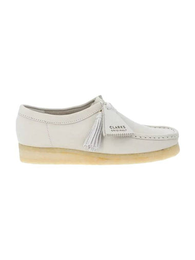 Wallabee Nubuck Loafers White - CLARKS - BALAAN 1