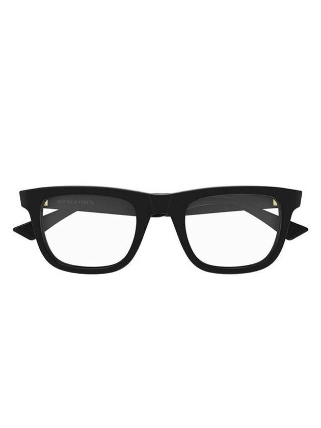 Eyewear Full Rim Square Acetate Eyeglasses Black - BOTTEGA VENETA - BALAAN 1