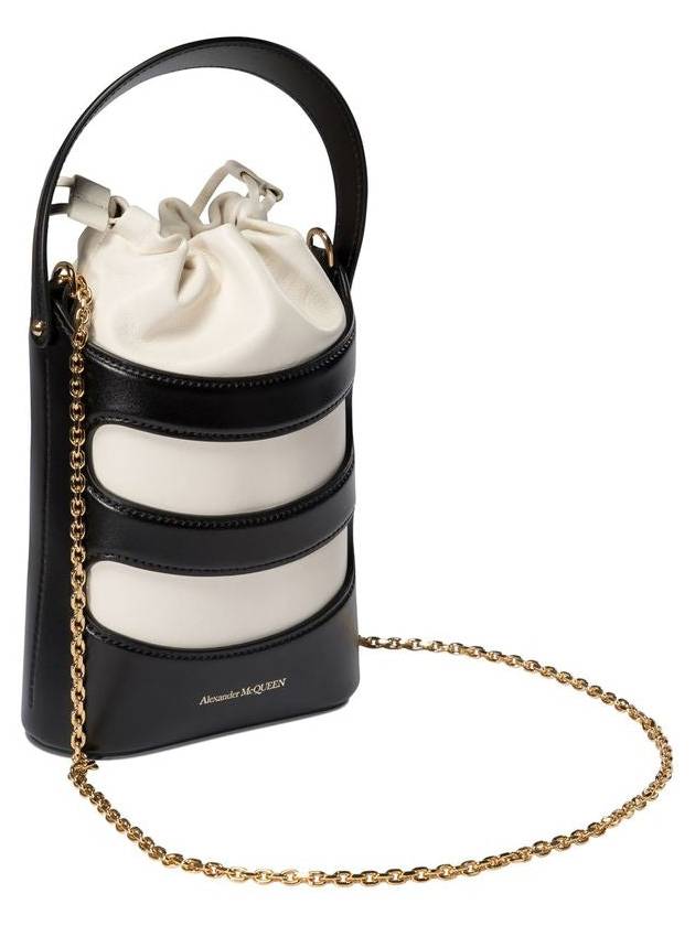 The Rise Mini Black Bucket Bag 795900 1VPHG1090 B0011182091 - ALEXANDER MCQUEEN - BALAAN 3