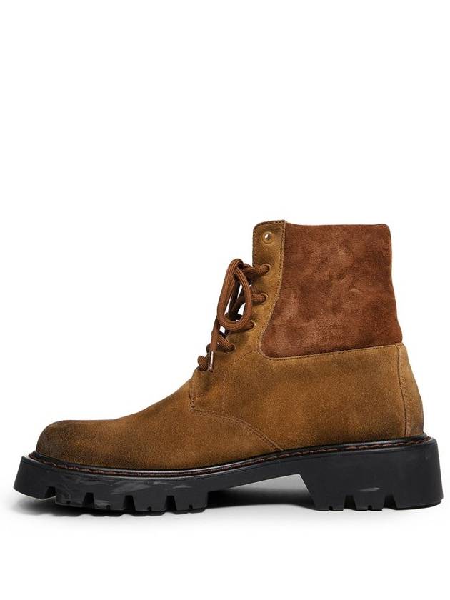 Men's Sierra Combat Boots Brown - LOEWE - BALAAN 3