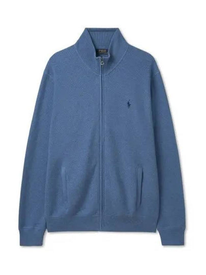 Full zip cotton sweater blue - POLO RALPH LAUREN - BALAAN 2