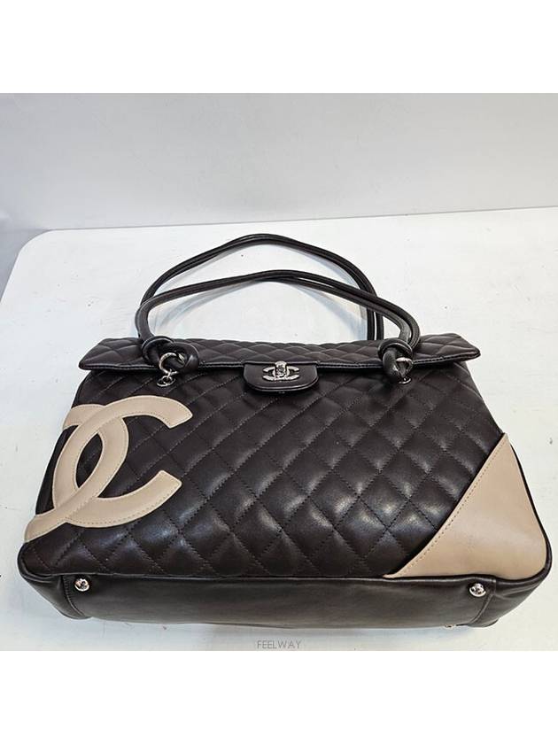 Cambon brown shoulder bag - CHANEL - BALAAN 6