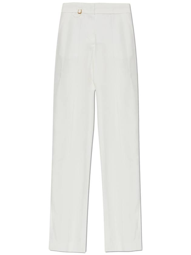 Jacquemus Pants Tibau, Women's, White - JACQUEMUS - BALAAN 1