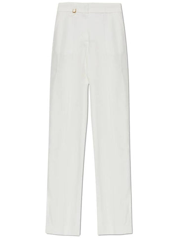 Jacquemus Pants Tibau, Women's, White - JACQUEMUS - BALAAN 1