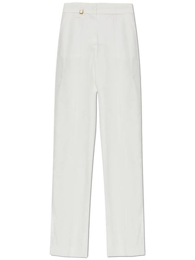 Jacquemus Pants Tibau, Women's, White - JACQUEMUS - BALAAN 1