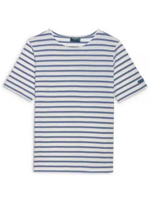 Levant Striped Sailor Short Sleeve T-Shirt Ecume Coopjean - SAINT JAMES - BALAAN 1