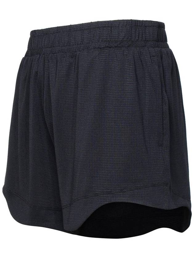 Active Mesh Shorts Black - GANNI - BALAAN 3