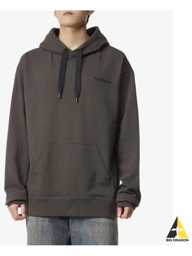 Marcello Logo Hoodie Faded Black - ISABEL MARANT - BALAAN 2