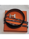 32mm Men s Double Sided Reversible H Suit Belt Gold Noir Matte Silver Clad - HERMES - BALAAN 8