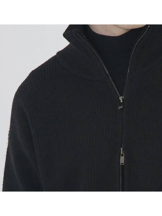 Modal Knit Zip up Cardigan Black - CHANCE'S NOI - BALAAN 9