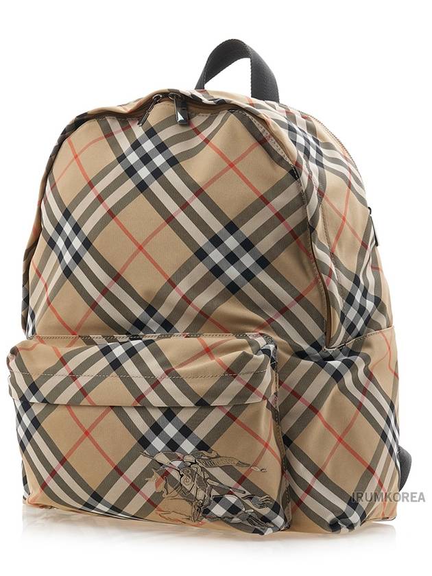 Nova Check Backpack Beige - BURBERRY - BALAAN 3