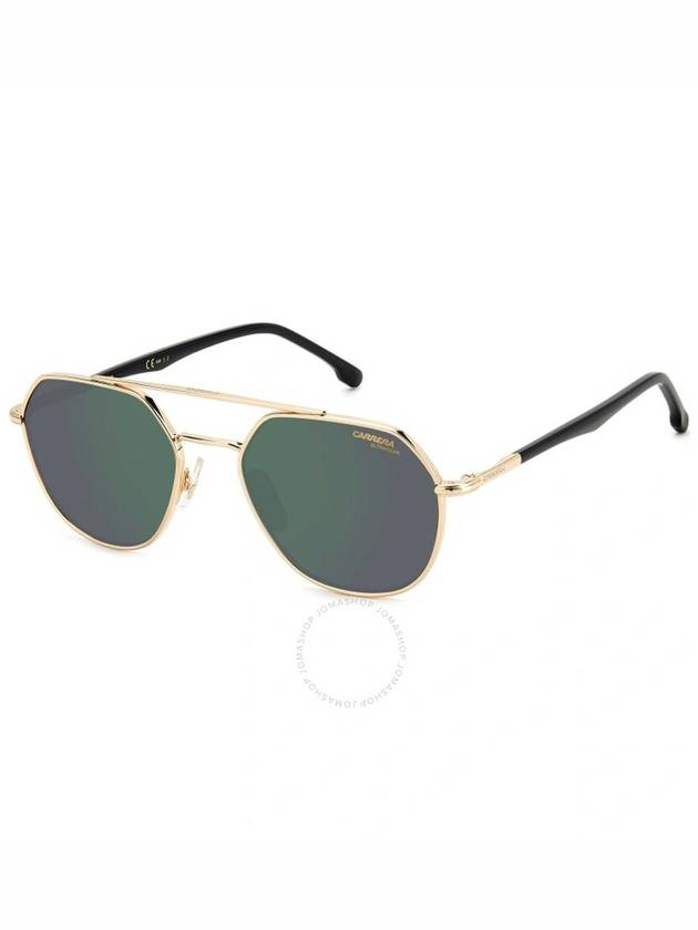 Carrera Grey Green Pilot Unisex Sunglasses CARRERA 303/S 0J5G/Q3 53 - CARRERA - BALAAN 1