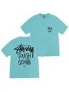 Tough Gear Short Sleeve T-Shirt Ocean - STUSSY - BALAAN 4