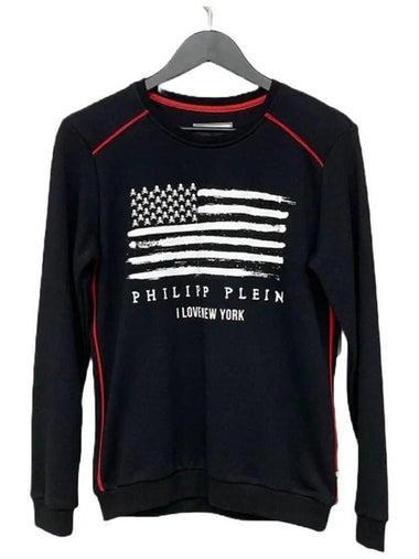 BJO0017 PJO002N 02 Stars and Stripes Kids T Shirt Black Philipp Plein - PHILIPP PLEIN - BALAAN 1