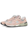 Women's 991 Low Top Sneakers Pink - NEW BALANCE - BALAAN 2