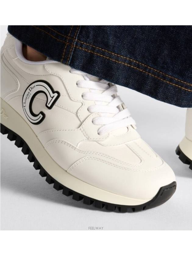 C'est Calfskin  Low Top Sneakers White - DIOR - BALAAN 8