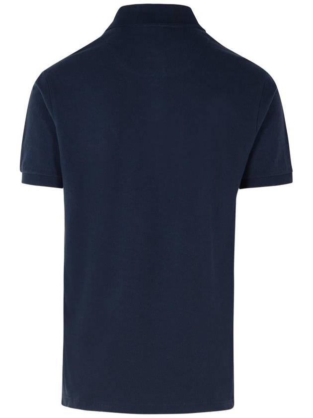 Etro Polo Shirt In Blue Cotton - ETRO - BALAAN 3