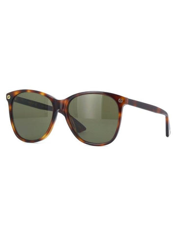 Eyewear Havana Logo Sunglasses Brown - GUCCI - BALAAN 1