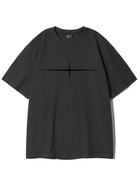 EL Flat Short Sleeve T-Shirt Charcoal - ELIMENO - BALAAN 2