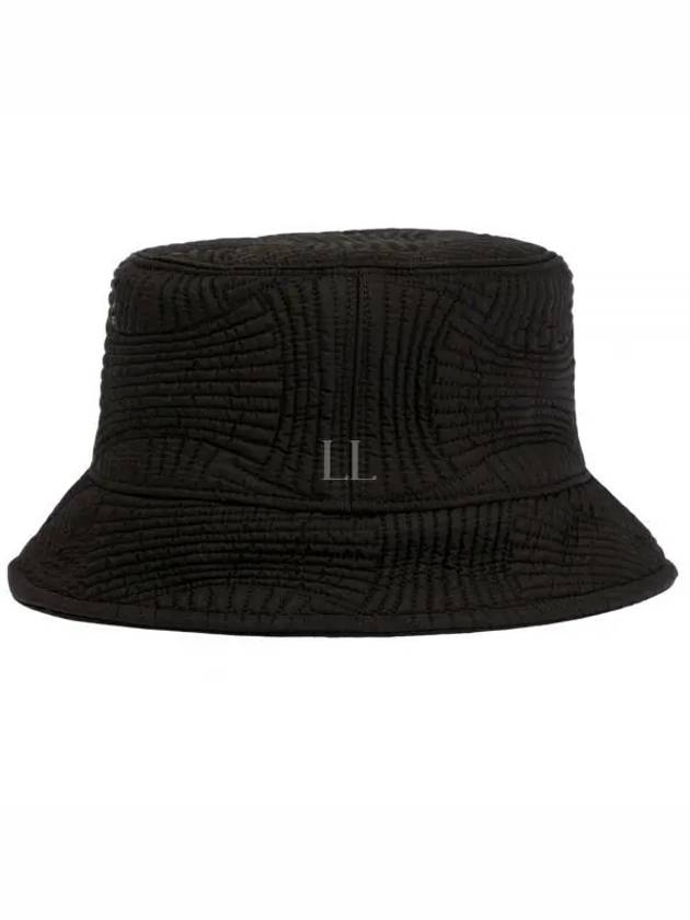 Intrecciato Pattern Quilted Bucket Hat Black - BOTTEGA VENETA - BALAAN 2