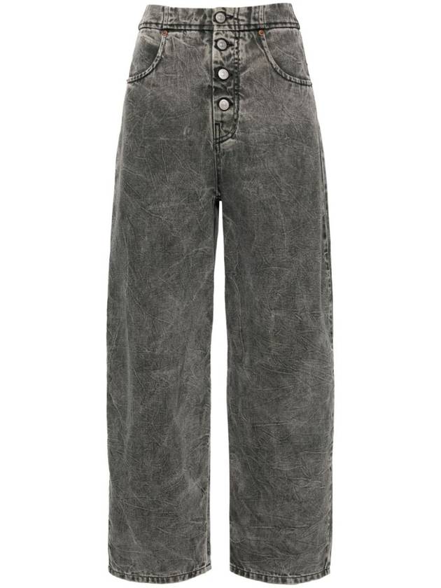 Mm6 Maison Margiela High-Waisted Boyfriend Jeans - MAISON MARGIELA - BALAAN 1