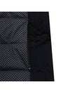 Herringbone print stretch down 1120GDGB NAVY - BLACK&WHITE - BALAAN 3