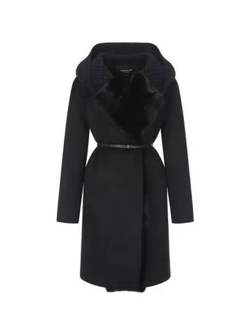 Fabiana Filippi Women s Fur Coat Black PLD222B881 - FABIANA FILIPPI - BALAAN 1