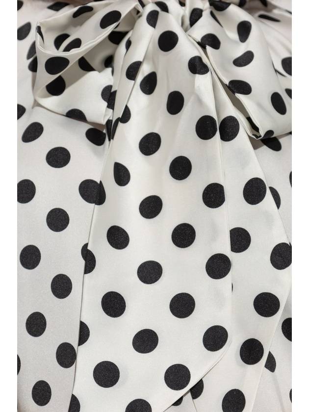 Kate Spade Polka Dot Pattern Top, Women's, White - KATE SPADE - BALAAN 5