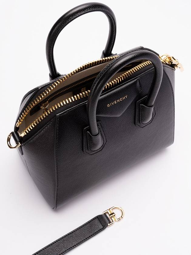 Givench Antigona Leather Mini Bag Black - GIVENCHY - BALAAN 3