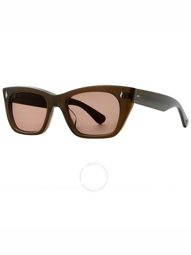 Garrett Leight WEBSTER SUN Bordeaux Cat Eye Sunglasses 2138 MSTO/BOR 49 - GARRETT LEIGHT - BALAAN 2