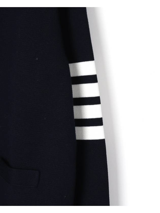 Milano Stitch 4 Bar Cardigan Navy - THOM BROWNE - BALAAN 6