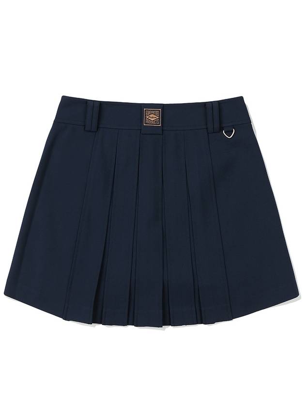 Pleated cargo skirt NAVY WOMAN - MALBON GOLF - BALAAN 2