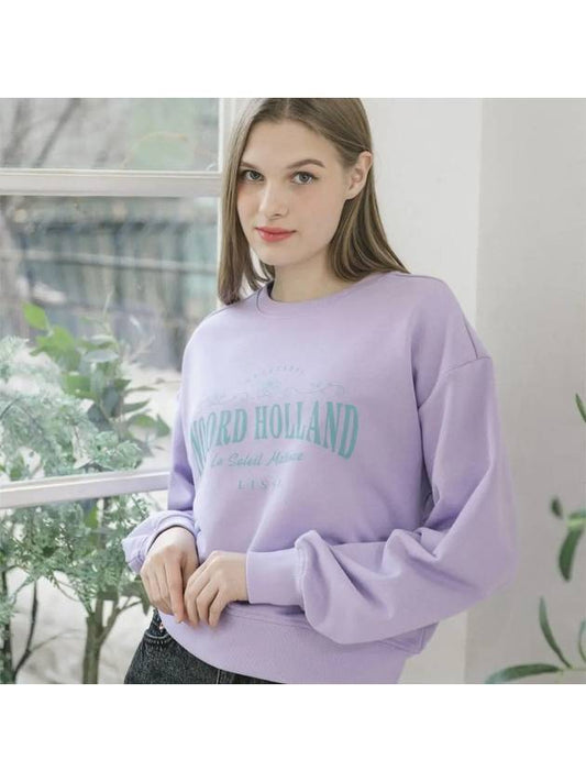 Noord Holland Rose Sweat Shirts LAVENDER - LE SOLEIL MATINEE - BALAAN 2