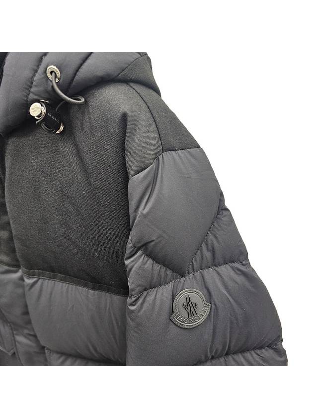 Mussala Short Down Padded Jacket Black - MONCLER - BALAAN 4